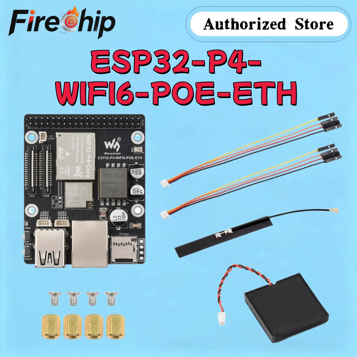 Esp32 C6 - لوحة تطوير عالية الأداء FireChip Waveshare