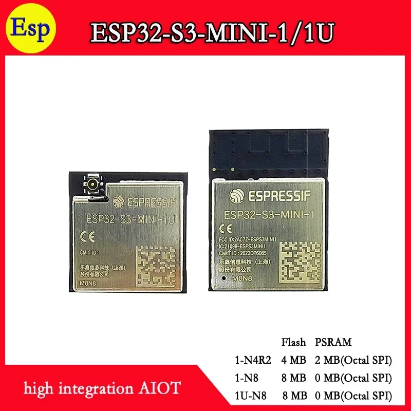 Espressif Esp32 - ESP32-S3-MINI-1 ESP32-S3-MINI-1U إسبرسيف ESP32-S3 ESP32 S3