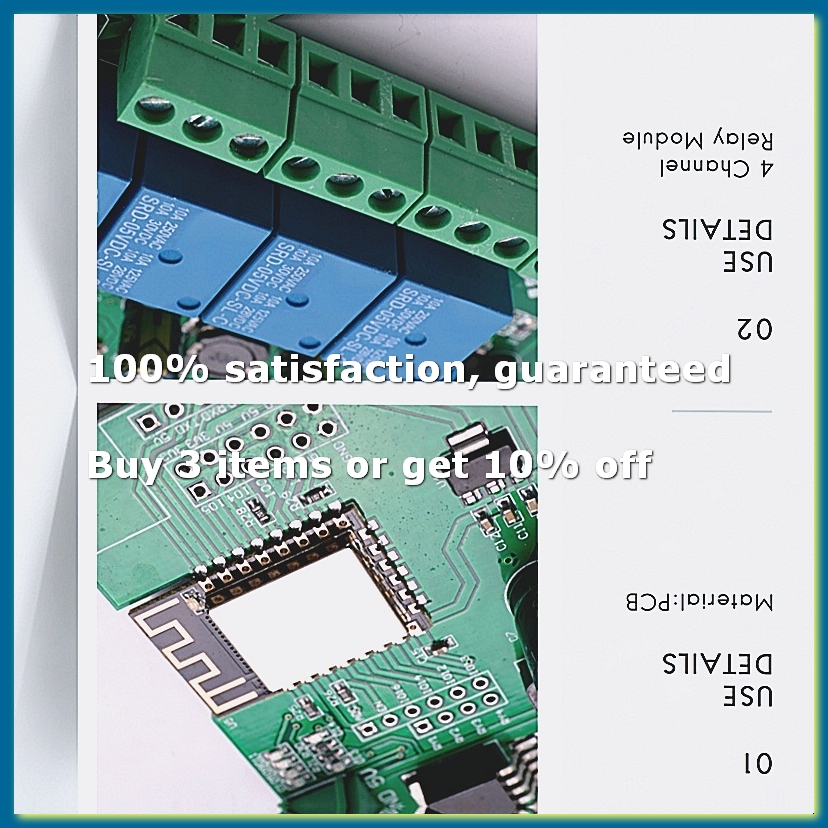 Esp8266 - وحدة ريلاي لاسلكية ESP8266 بـ 4