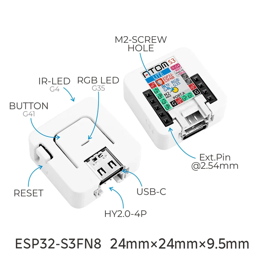 لوحة تطوير M5Stack AtomS3-Lite - مراجعة Esp32 Devkit وسعره